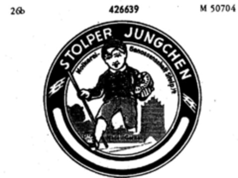 STOLPER JUNGCHEN Molkerei- Genossenschaft Stolp Logo (DPMA, 10/23/1930)