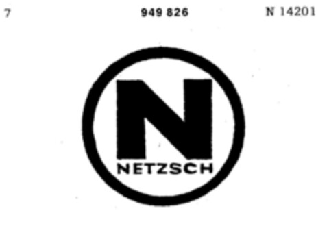 N NETZSCH Logo (DPMA, 07.09.1974)