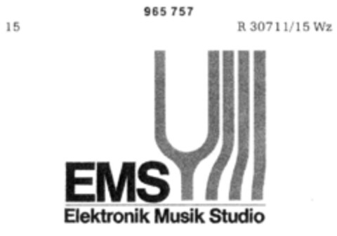 EMS Elektronik Musik Studio Logo (DPMA, 27.11.1973)