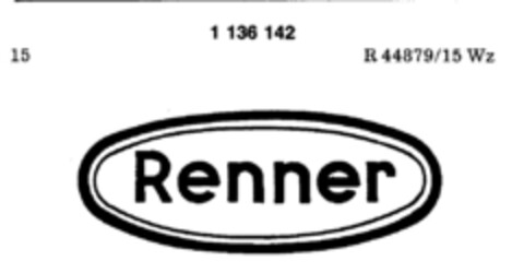 Renner Logo (DPMA, 22.11.1986)