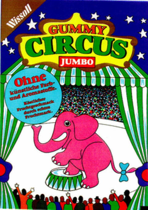 GUMMY CIRCUS JUMBO Logo (DPMA, 14.07.1988)