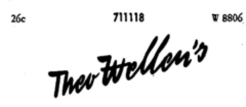 Theo Wellen`s Logo (DPMA, 21.06.1957)