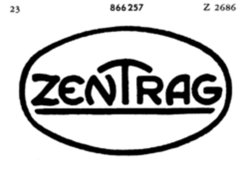 ZENTRAG Logo (DPMA, 08/25/1959)