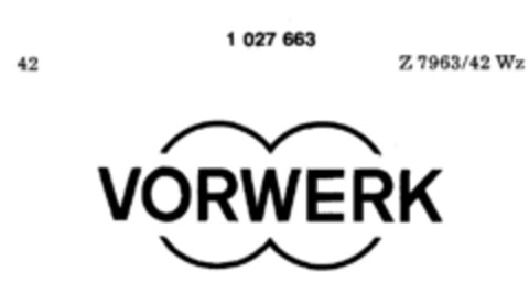 VORWERK Logo (DPMA, 04.06.1980)
