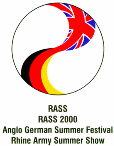 RASS 2000 Anglo German Summer Festival Rhine Army Summer Show Logo (DPMA, 15.03.2000)