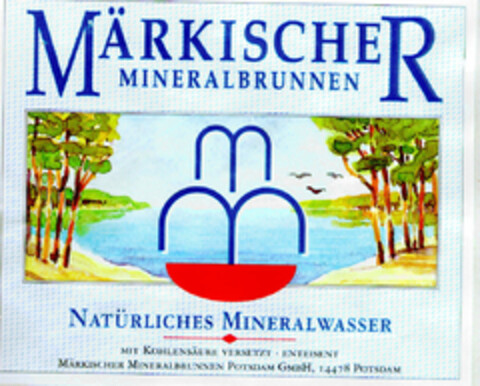 MÄRKISCHER MINERALBRUNNEN Logo (DPMA, 20.03.2000)