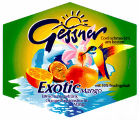 Gessner Exotic Mango Logo (DPMA, 21.12.2000)