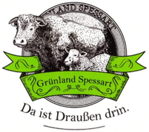 Grünland Spessart Da ist Draußen drin. Logo (DPMA, 27.01.2010)