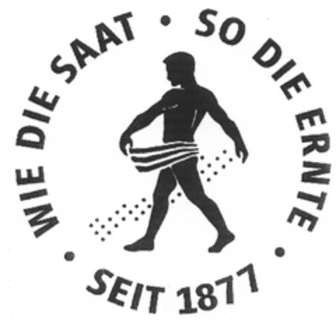 WIE DIE SAAT SO DIE ERNTE SEIT 1877 Logo (DPMA, 24.06.2010)