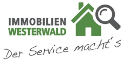 IMMOBILIEN WESTERWALD Der Service macht`s Logo (DPMA, 24.06.2013)