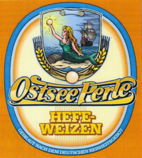 Ostsee Perle HEFE-WEIZEN Logo (DPMA, 13.09.2013)