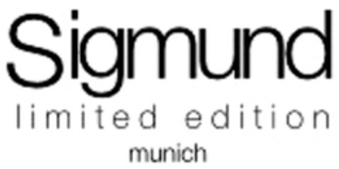 Sigmund limited edition munich Logo (DPMA, 30.01.2015)