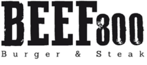 BEEF 800 Burger & Steak Logo (DPMA, 12/18/2015)