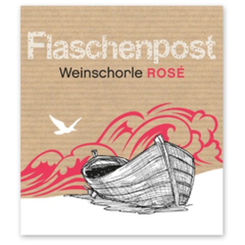 Flaschenpost Weinschorle ROSÉ Logo (DPMA, 27.03.2015)