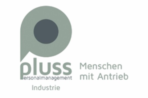 pluss Personalmanagement Industrie Menschen mit Antrieb Logo (DPMA, 19.08.2015)