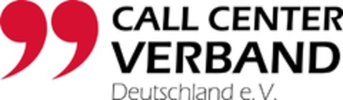 CALL CENTER VERBAND DEUTSCHLAND e. V. Logo (DPMA, 18.01.2016)