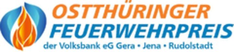 OSTTHÜRINGER FEUERWEHRPREIS der Volksbank eG Gera · Jena · Rudolstadt Logo (DPMA, 18.03.2022)