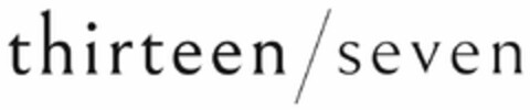 thirteen/seven Logo (DPMA, 09.08.2023)