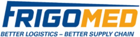 FRIGOMED BETTER LOGISTICS - BETTER SUPPLY CHAIN Logo (DPMA, 22.06.2023)