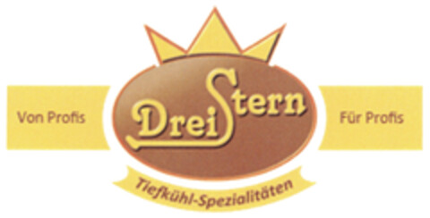 Von Profis Drei Stern Für Profis Tiefkühl-Spezialitäten Logo (DPMA, 10/09/2024)