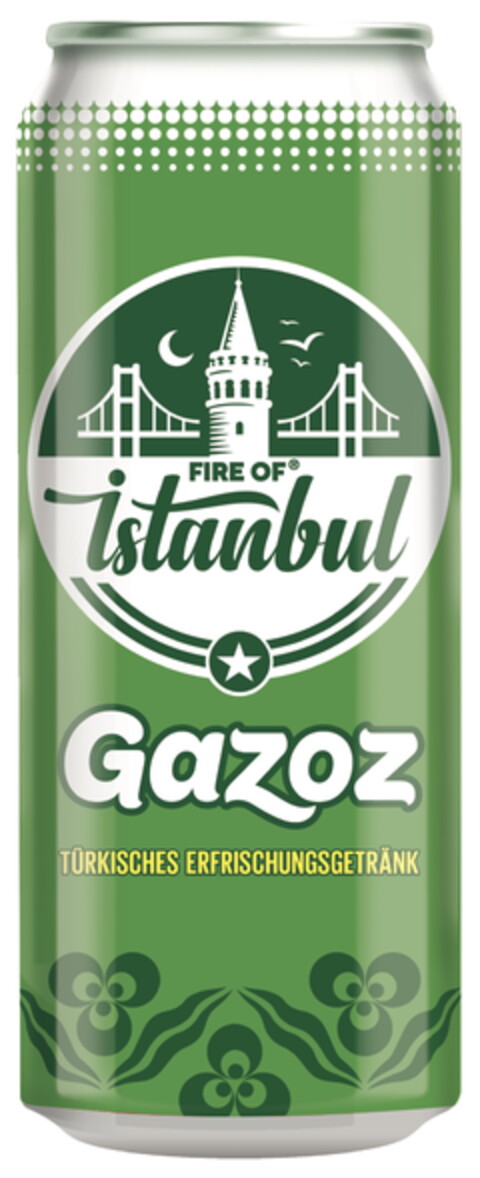 FIRE OF istanbul Gazoz TÜRKISCHES ERFRISCHUNGSGETRÄNK Logo (DPMA, 03.01.2025)