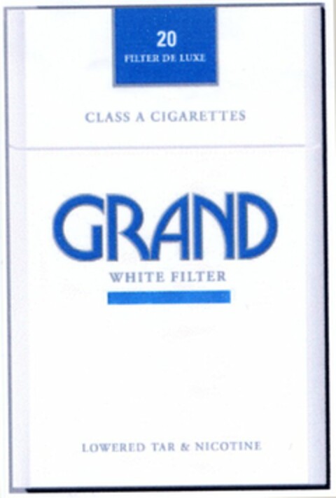 GRAND WHITE FILTER Logo (DPMA, 10/19/2004)