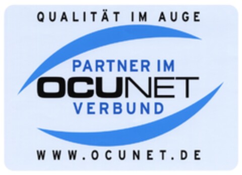 QUALITÄT IM AUGE PARTNER IM OCUNET VERBUND WWW.OCUNET.DE Logo (DPMA, 30.11.2007)