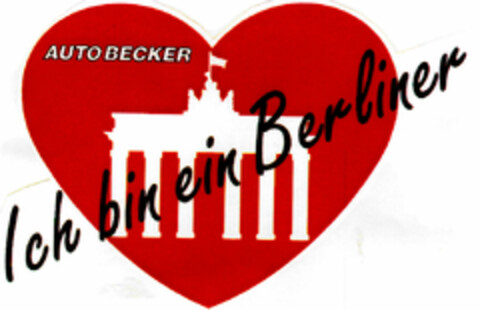 AUTO BECKER Ich bin ein Berliner Logo (DPMA, 20.09.1996)