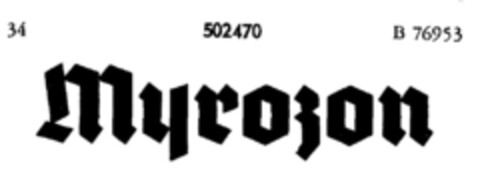 Myrozon Logo (DPMA, 05.02.1938)