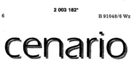 cenario Logo (DPMA, 22.10.1990)