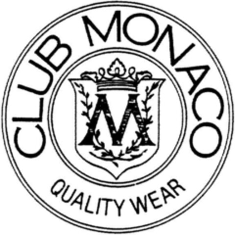 CLUB MONACO QUALITY WEAR Logo (DPMA, 03.11.1992)