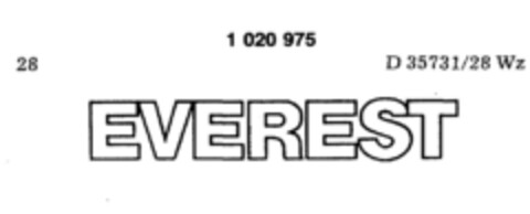 EVEREST Logo (DPMA, 25.11.1980)