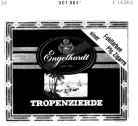 Engelhardt TROPENZIERDE Logo (DPMA, 09.10.1972)