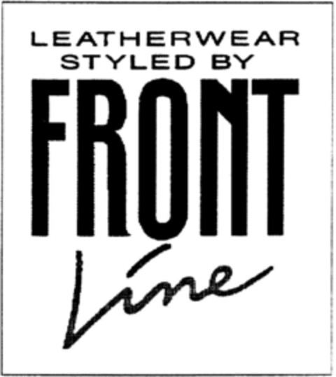 LEATHERWEAR STYLED BY FRONT Line Logo (DPMA, 02.02.1994)