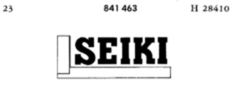 SEIKI Logo (DPMA, 08.07.1966)
