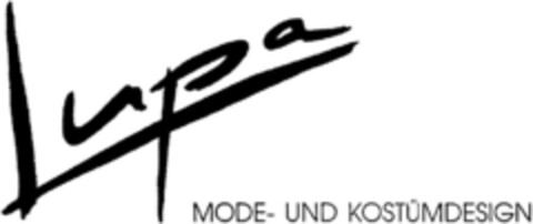 LUPA MODE- UND KOSTÜMDESIGN Logo (DPMA, 02/15/1991)