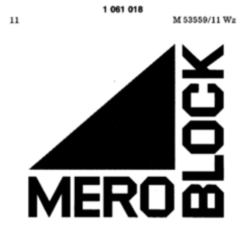 MERO BLOCK Logo (DPMA, 08/31/1983)