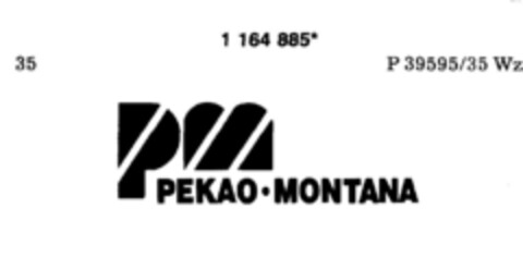 pm PEKAO MONTANA Logo (DPMA, 08.06.1990)