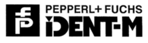 PEPPERL + FUCHS iDENT-M Logo (DPMA, 10/11/1991)