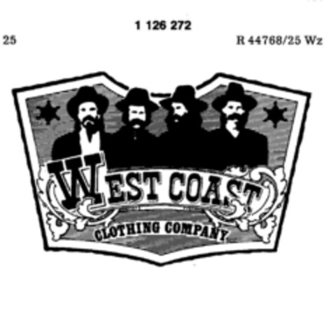 WEST COAST Logo (DPMA, 10.10.1986)