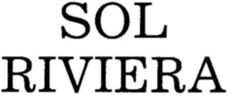 SOL RIVIERA Logo (DPMA, 25.05.1987)