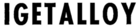 IGETALLOY Logo (DPMA, 28.02.1973)