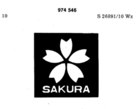 SAKURA Logo (DPMA, 05.07.1973)