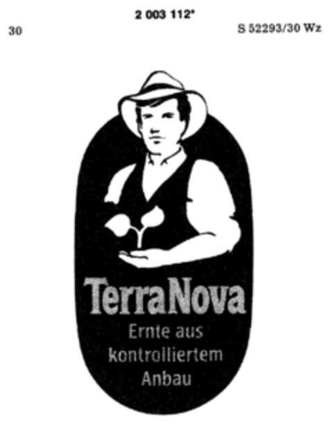 TerraNova Ernte aus kontrolliertem Anbau Logo (DPMA, 06/07/1991)