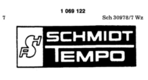 SCHMIDT TEMPO Logo (DPMA, 04/06/1984)