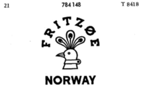 FRITZøE NORWAY Logo (DPMA, 20.09.1962)