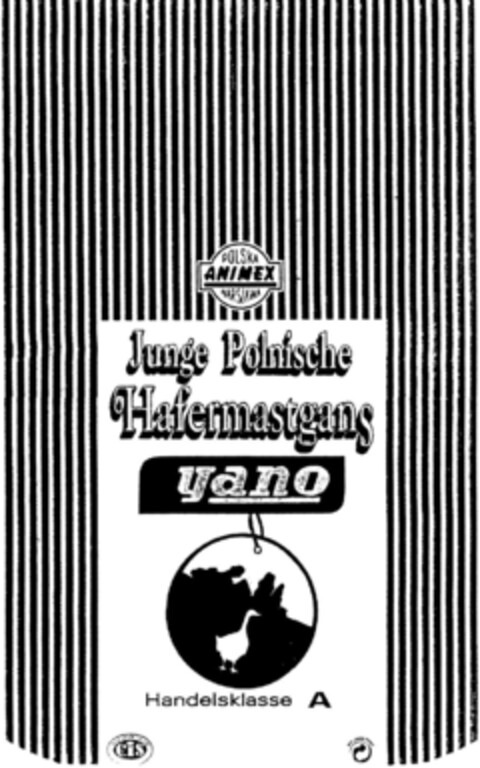 yano Junge Polnische Hafermastgans Logo (DPMA, 08.11.1993)