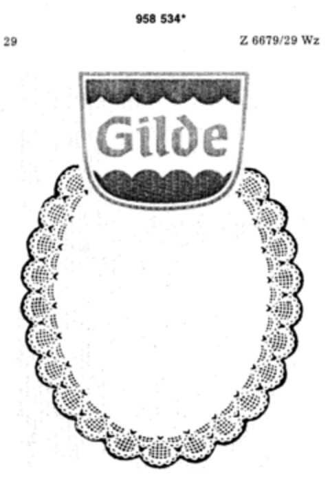 Gilde Logo (DPMA, 03.10.1974)