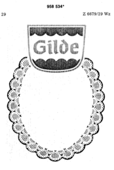 Gilde Logo (DPMA, 10/03/1974)