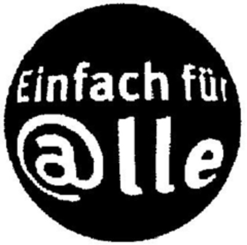 Einfach für @lle Logo (DPMA, 12.07.2001)